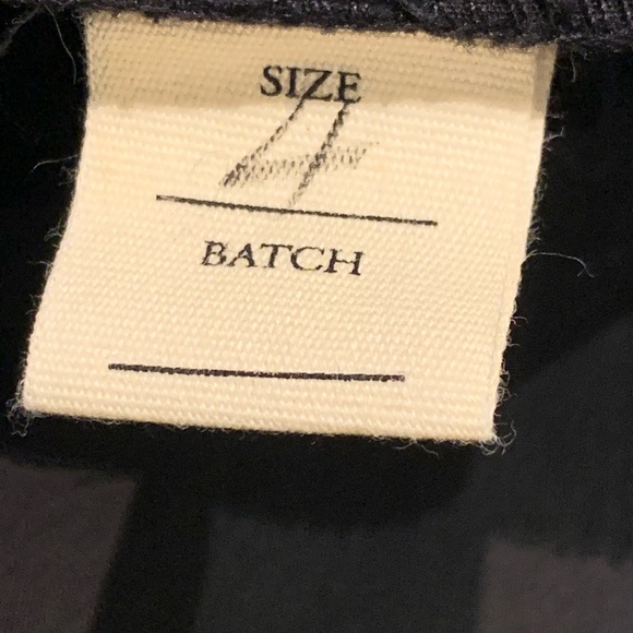 Grammar The Conjunction Shirt Women's Black Button-Up with Tie Waist 4 - Picture 4 of 6